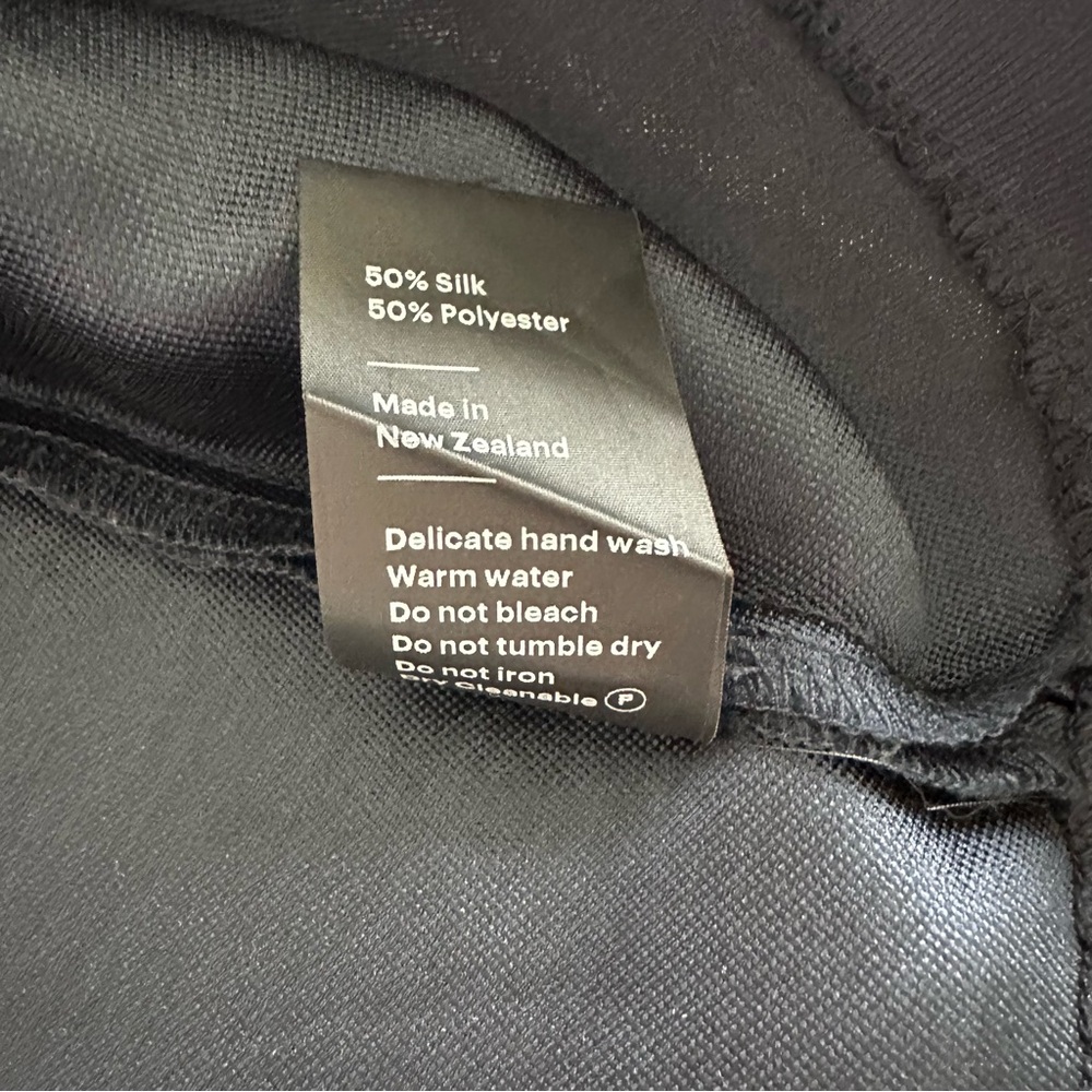 Paris Georgia Jay Jay Dark Navy Mini Sculptured Silk Blend Dress - Picture 7 of 11
